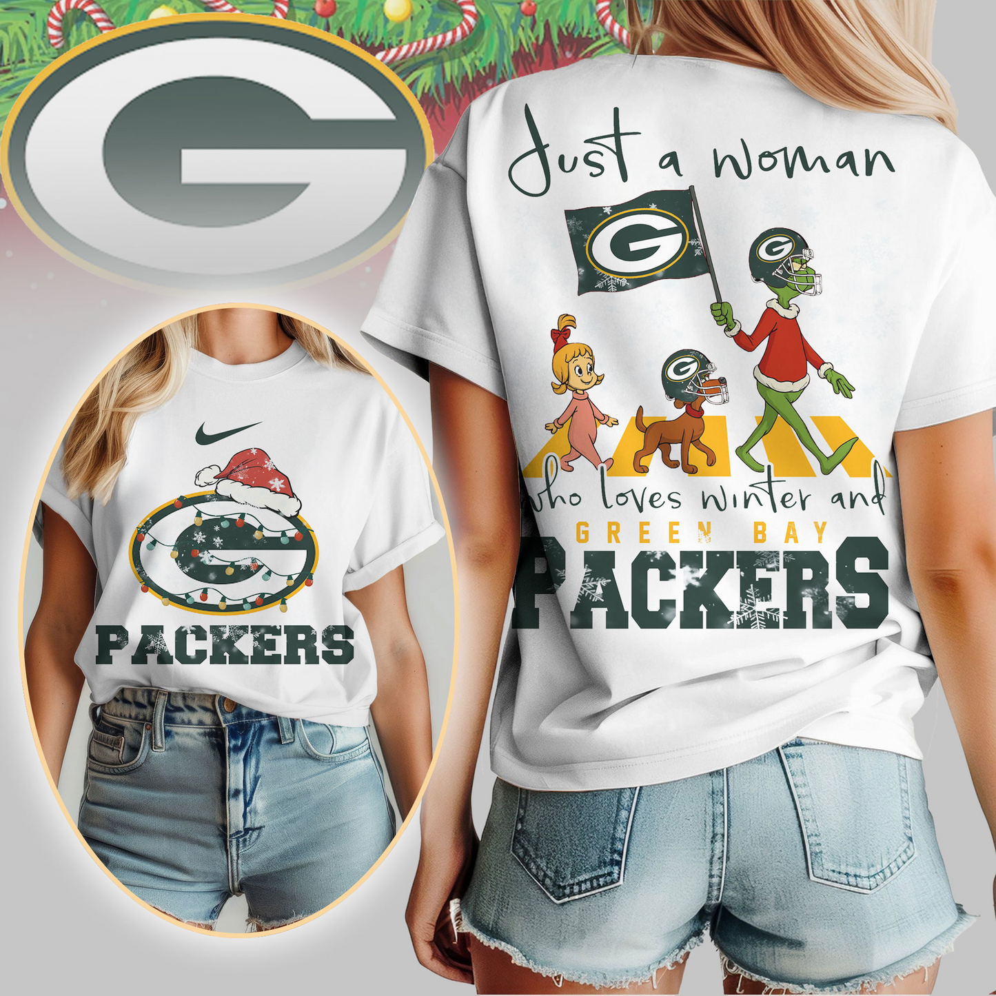 GBP Premium NFL Just A Woman Who Loves Winter 3D Shirt DDT CTND