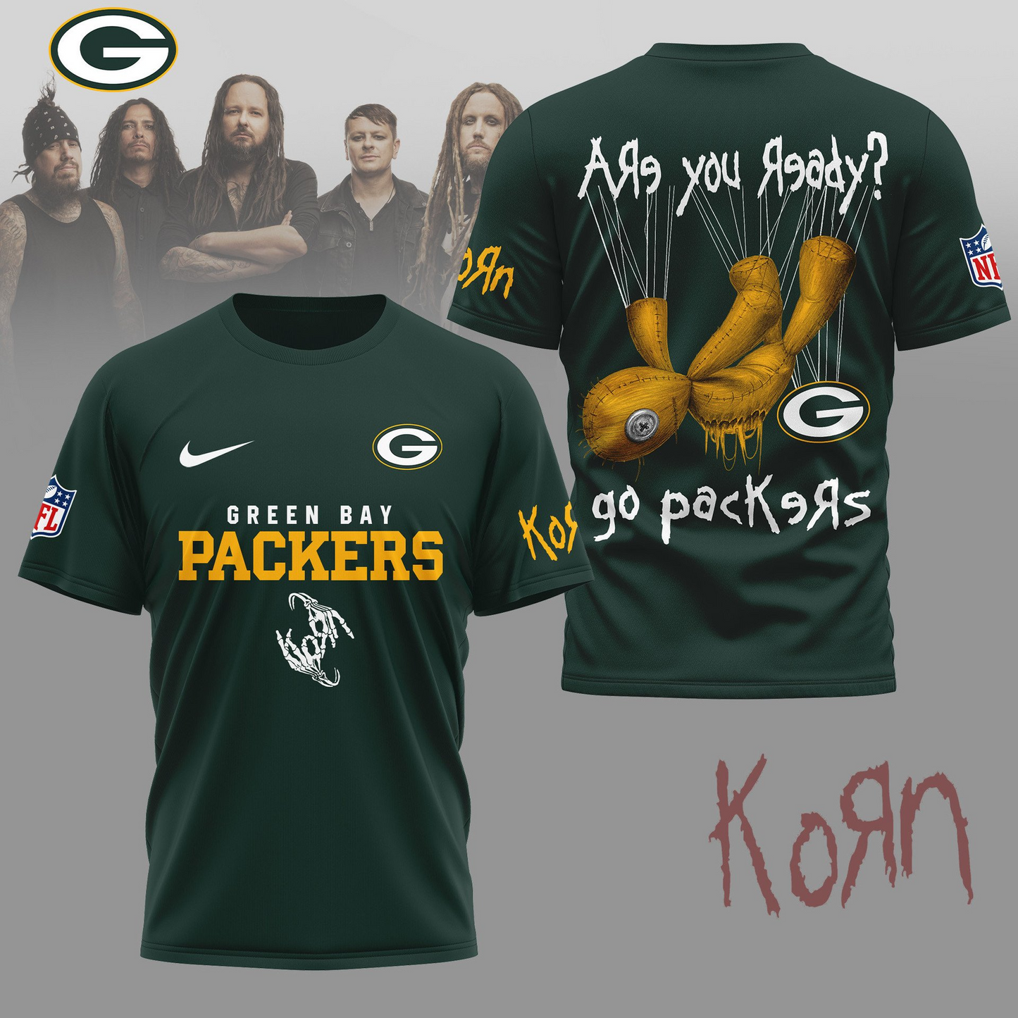 GBP Premium NFL Korn Fan Shirt DDT CTND