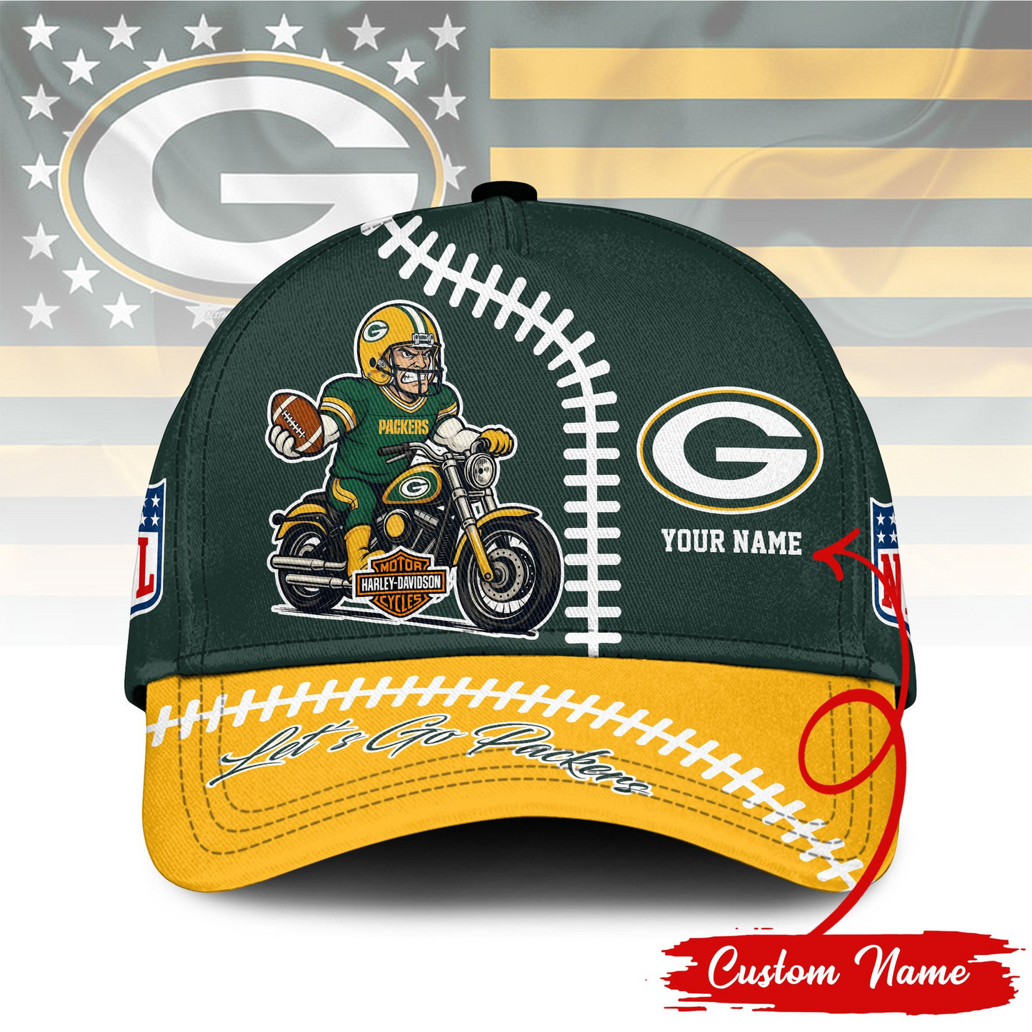GBP Premium NFL Motorcycle Classic Cap DDT 111125 NTL
