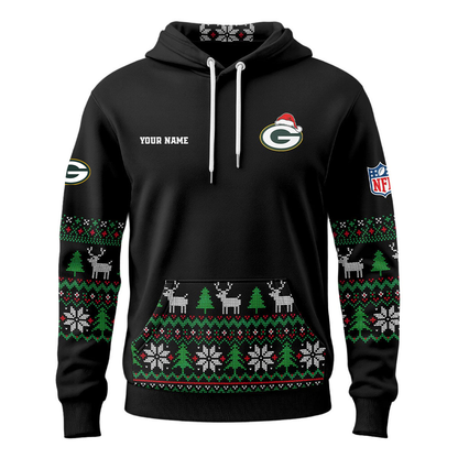 GBP Premium NFL Personalized Papa Claus Hoodie DDT CTND