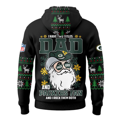 GBP Premium NFL Personalized Papa Claus Hoodie DDT CTND