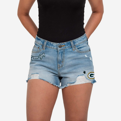 GBP Womens Team Logo Denim Shorts DDTTTV
