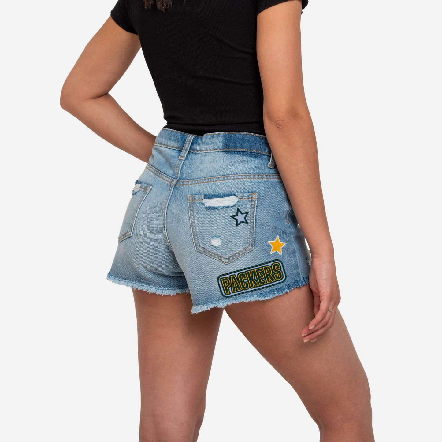 GBP Womens Team Logo Denim Shorts DDTTTV