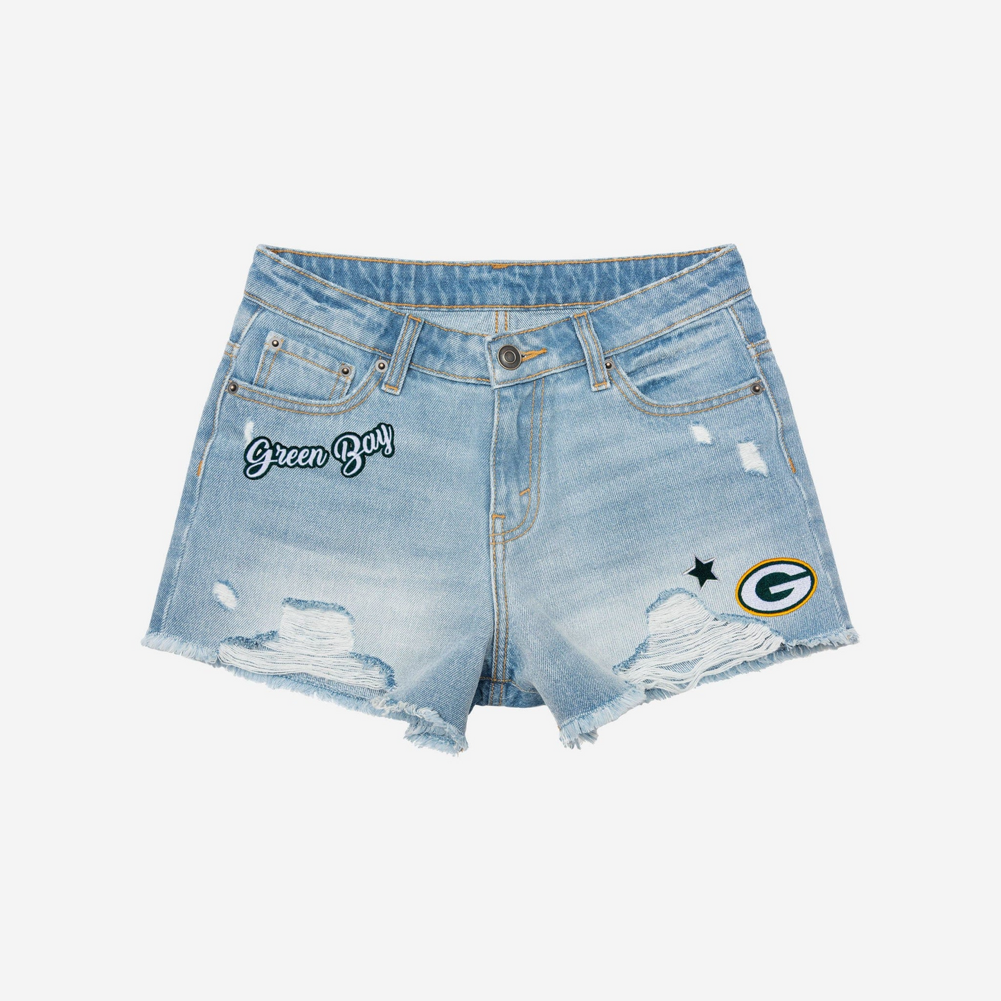 GBP Womens Team Logo Denim Shorts DDTTTV