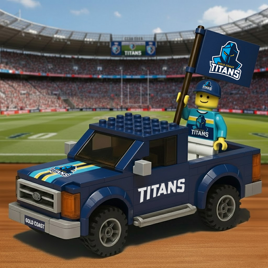 GCT x NRL Building Blocks Truck Toy Set DatND DVT