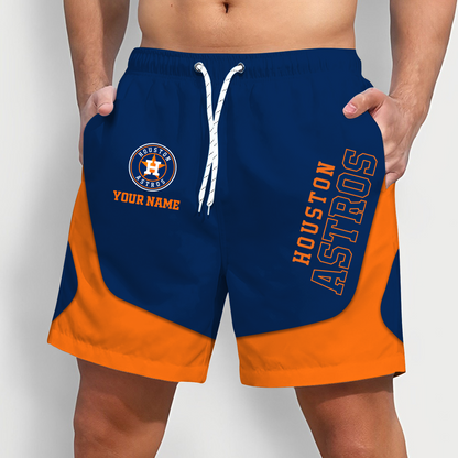 HOU x MLB Team Special Short Pants For Men Custom Name Gifts DATND TANTD