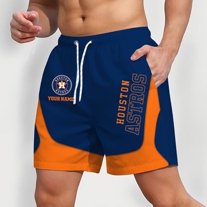 HOU x MLB Team Special Short Pants For Men Custom Name Gifts DATND TANTD