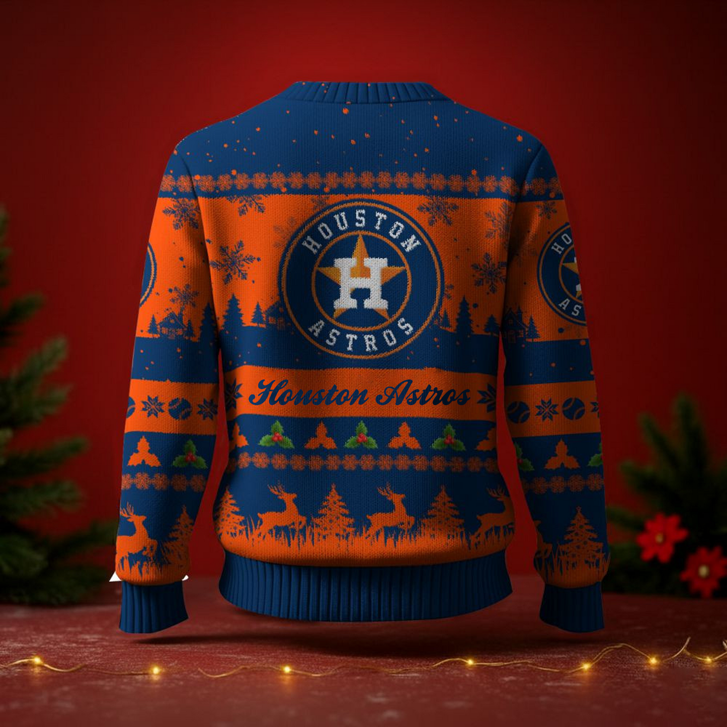 HOU x MLB Ugly Sweater 2025 DATND TANTD