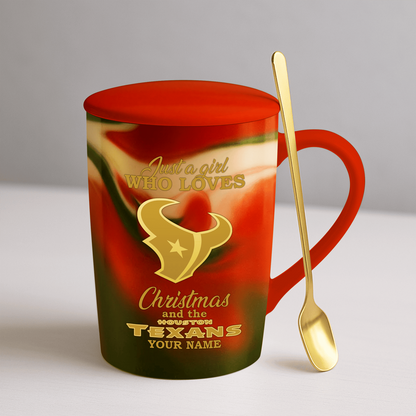 HOU x NFL Christmas Ceramic Cup DATND TANTD