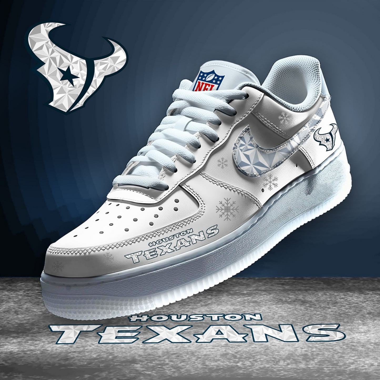 HOU x NFL Diamond Air Sneaker - Limited Edition DatND DVT