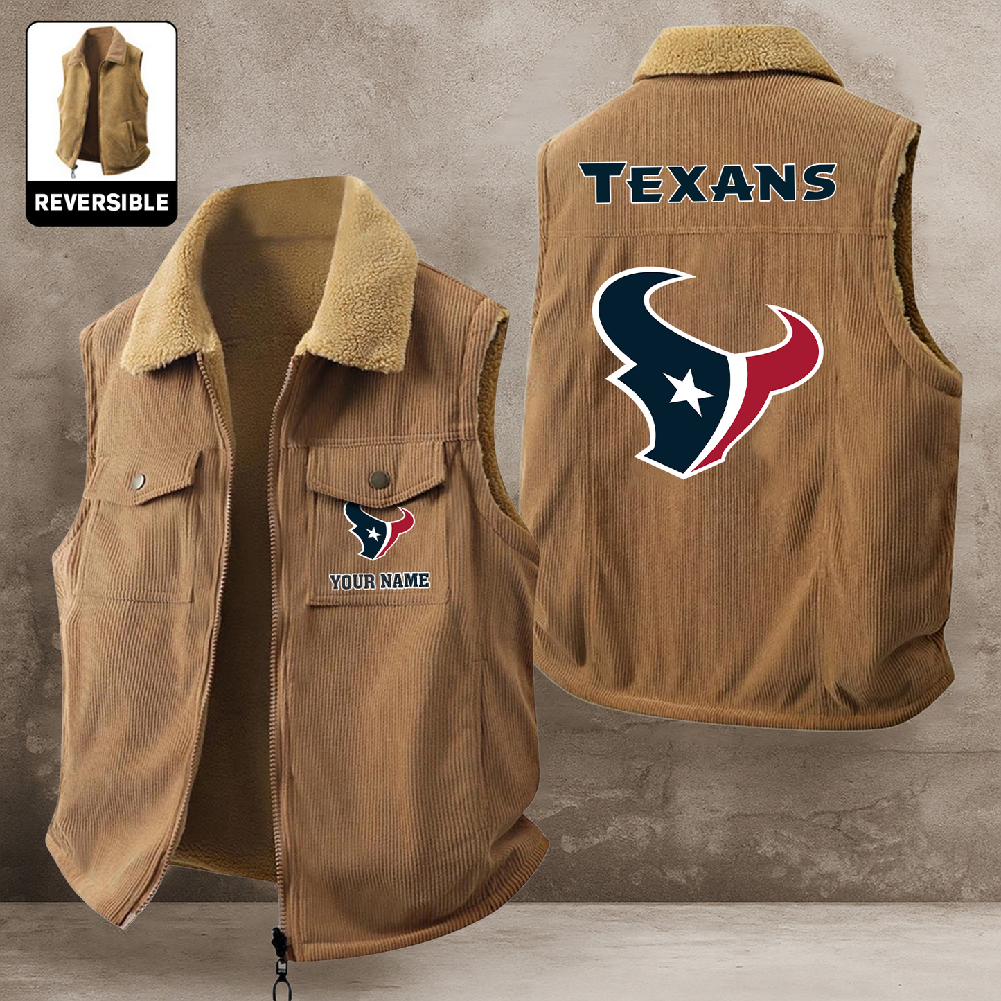 HOU x NFL Nice Jackets DATND TANTD