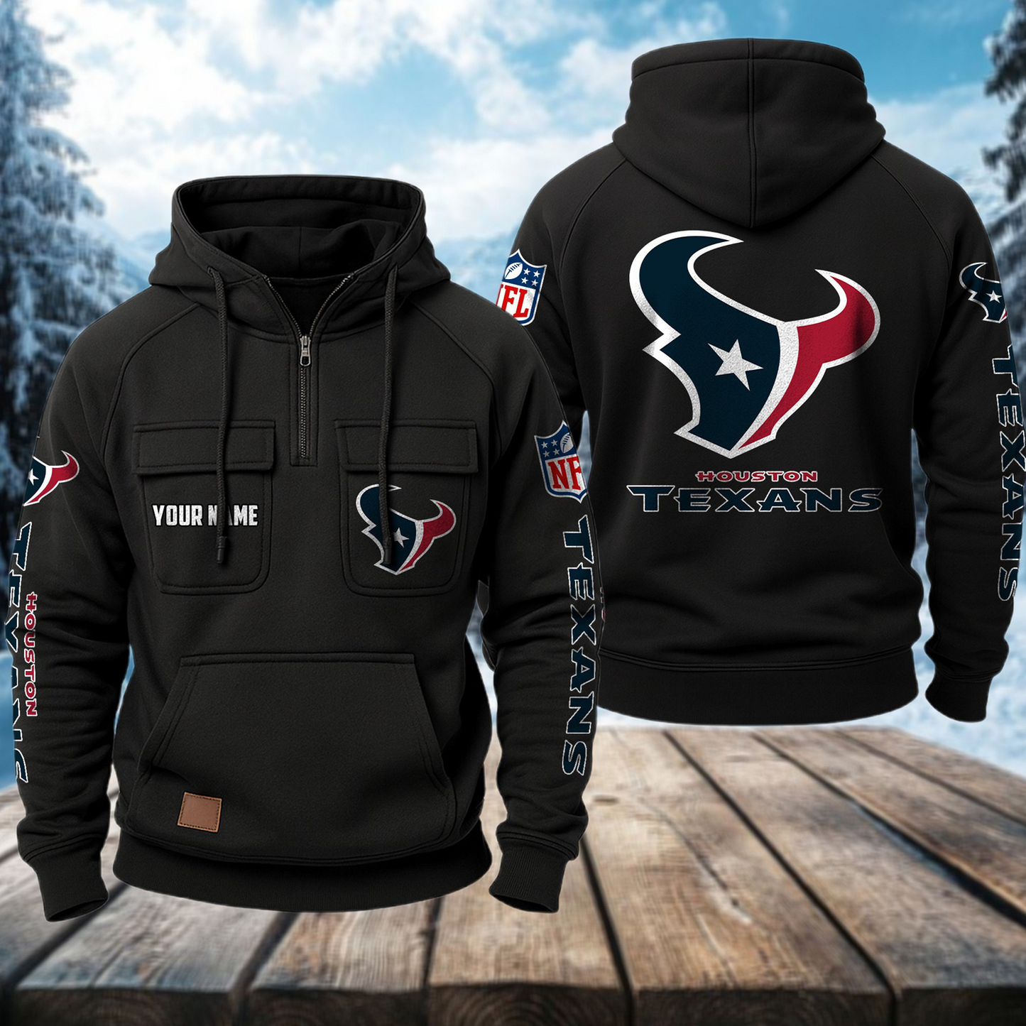HOU x NFL Premium Hoodie DATND TANTD