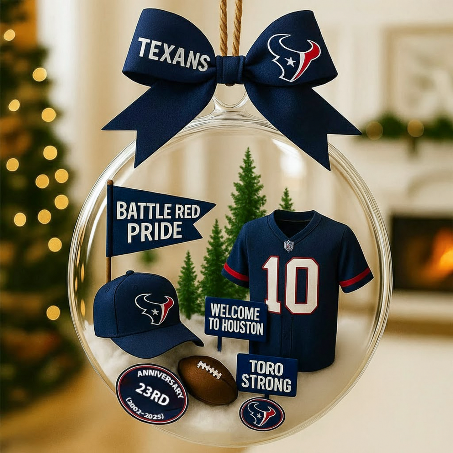 HOU x NFL Premium Ornament 1011 DatND DVT