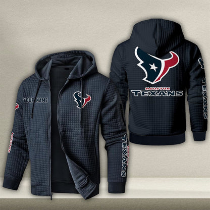 HOU x NFL Quilted Zip Hoodie DatND DVT