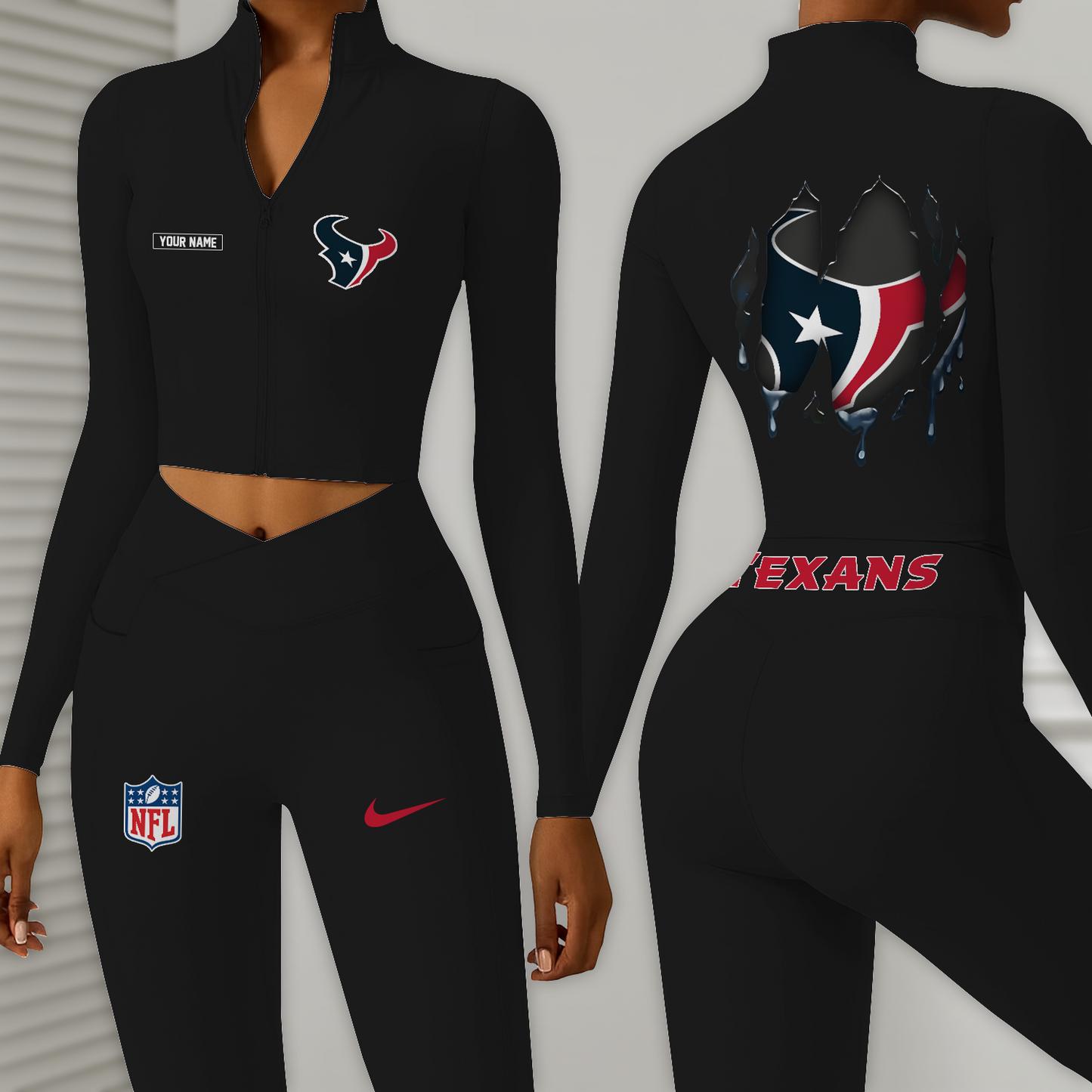 HOU x NFL Women's Activewear Set DatND DVT