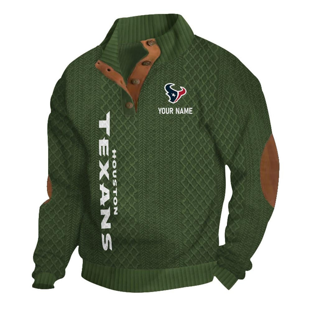 HT NFL Basic Knitted Stand Collar Sweatshirt DDT CTND