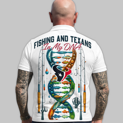 HT Premium NFL Fishing In My DNA Polo Shirt DDT CTND