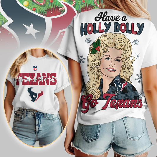 HT Premium NFL Have A Holly Dolly Women Shirt DDT CTND