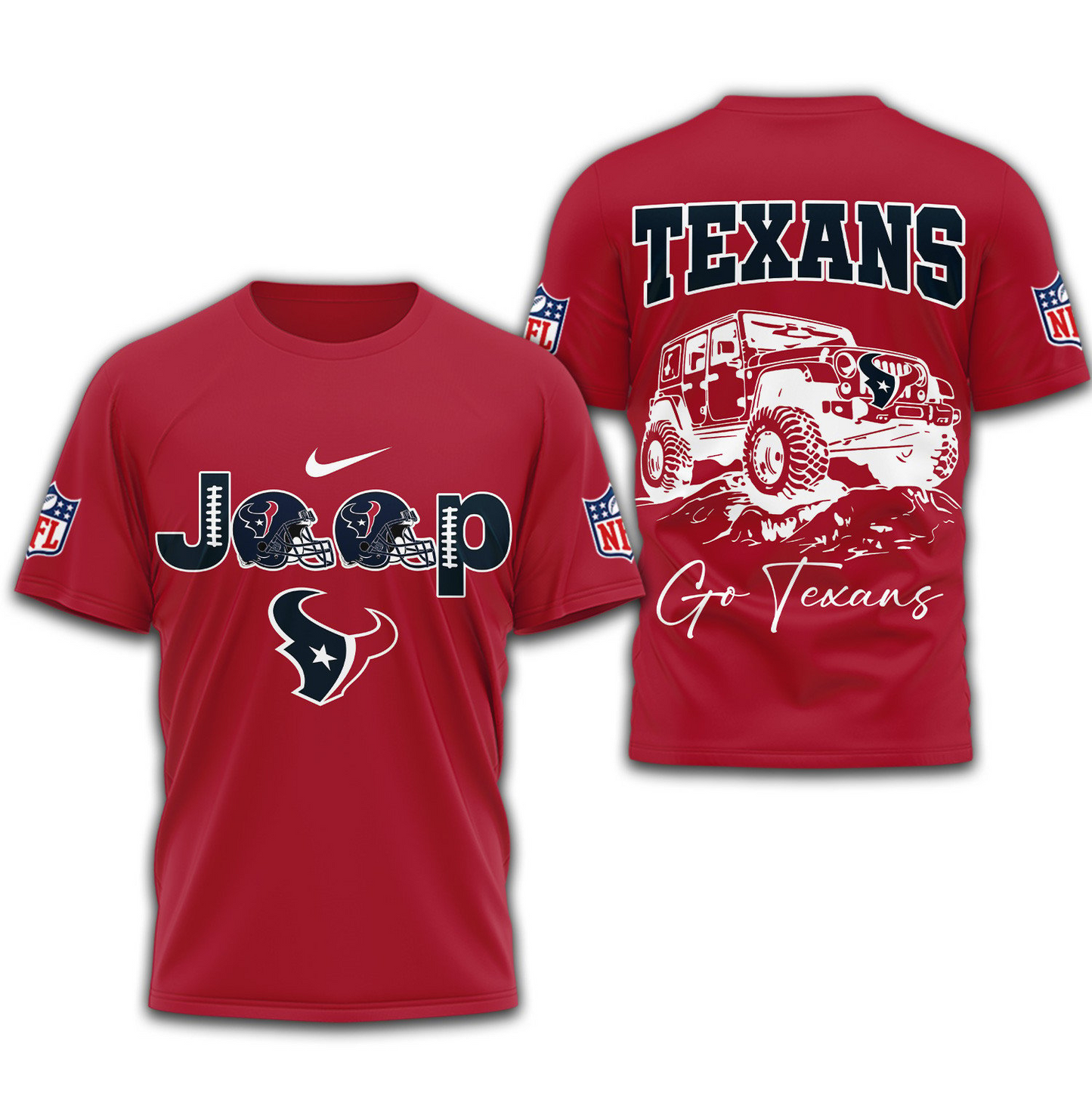 HT Premium NFL Jeep 3D Shirt DDT 101125 NTL