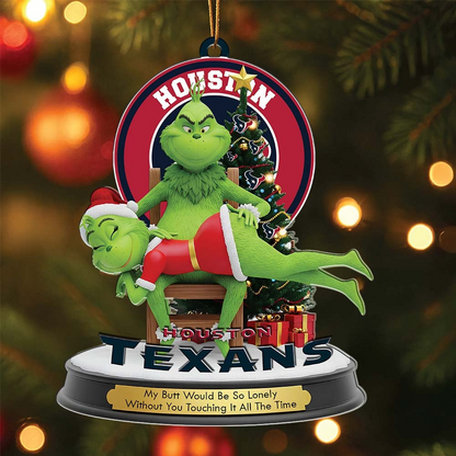 HT Premium NFL x Grinch Acrylic Ornament DDT NTL