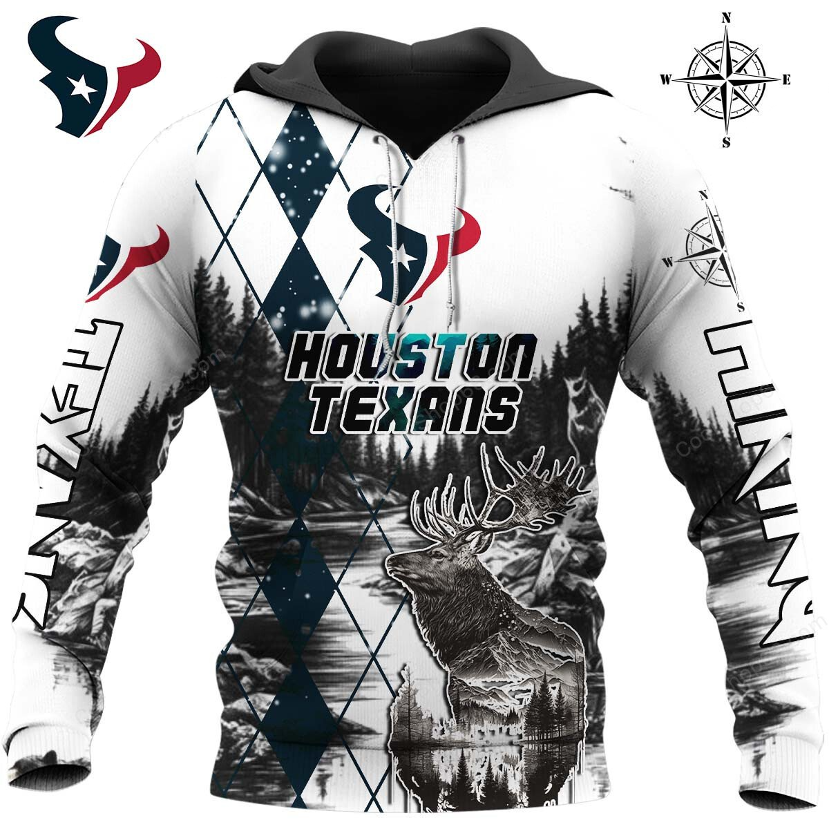 HT x NFL Hiking 3D Hoodie DDT CTND