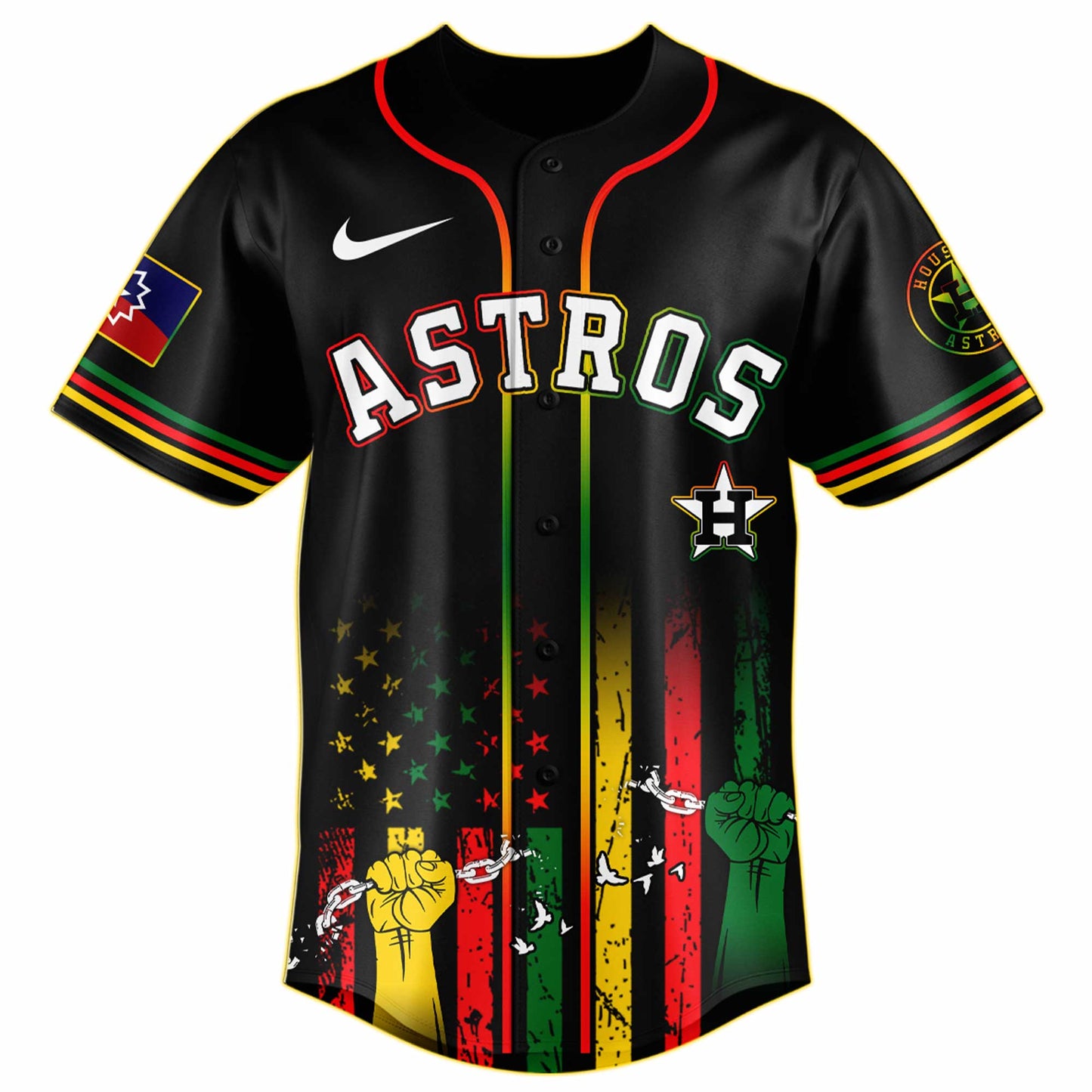 Houston Astros MLB X Juneteenth Day Baseball Jerseys NDD