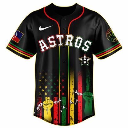 Houston Astros MLB X Juneteenth Day Baseball Jerseys NDD