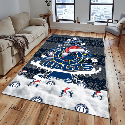 IC NFL Chrismas Carpet Rug DDT NTL