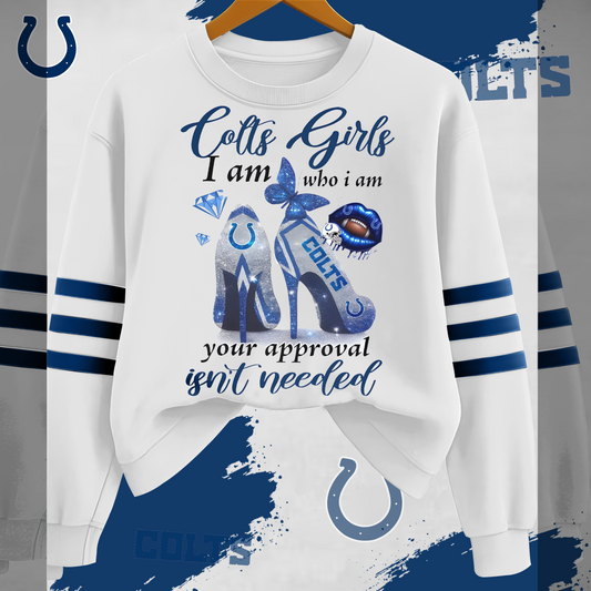 IC NFL I Am Who I Am Glitter Sweatshirt DDT HLPHUONG