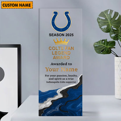 IC NFL Personalized Acrylic Award Plaque Funny Christmas Gift For Family DDT NTL