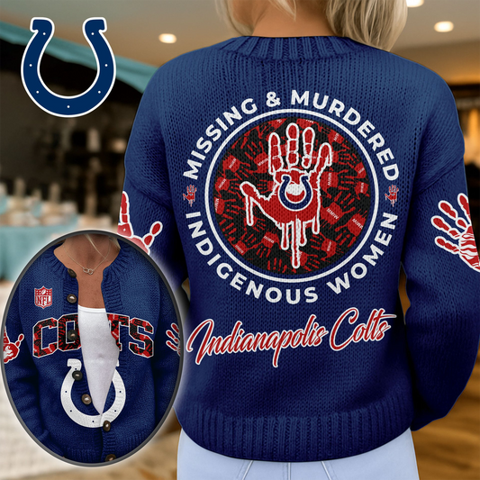 IC Premium NFL Cozy Knit Cardigan DDT NTL