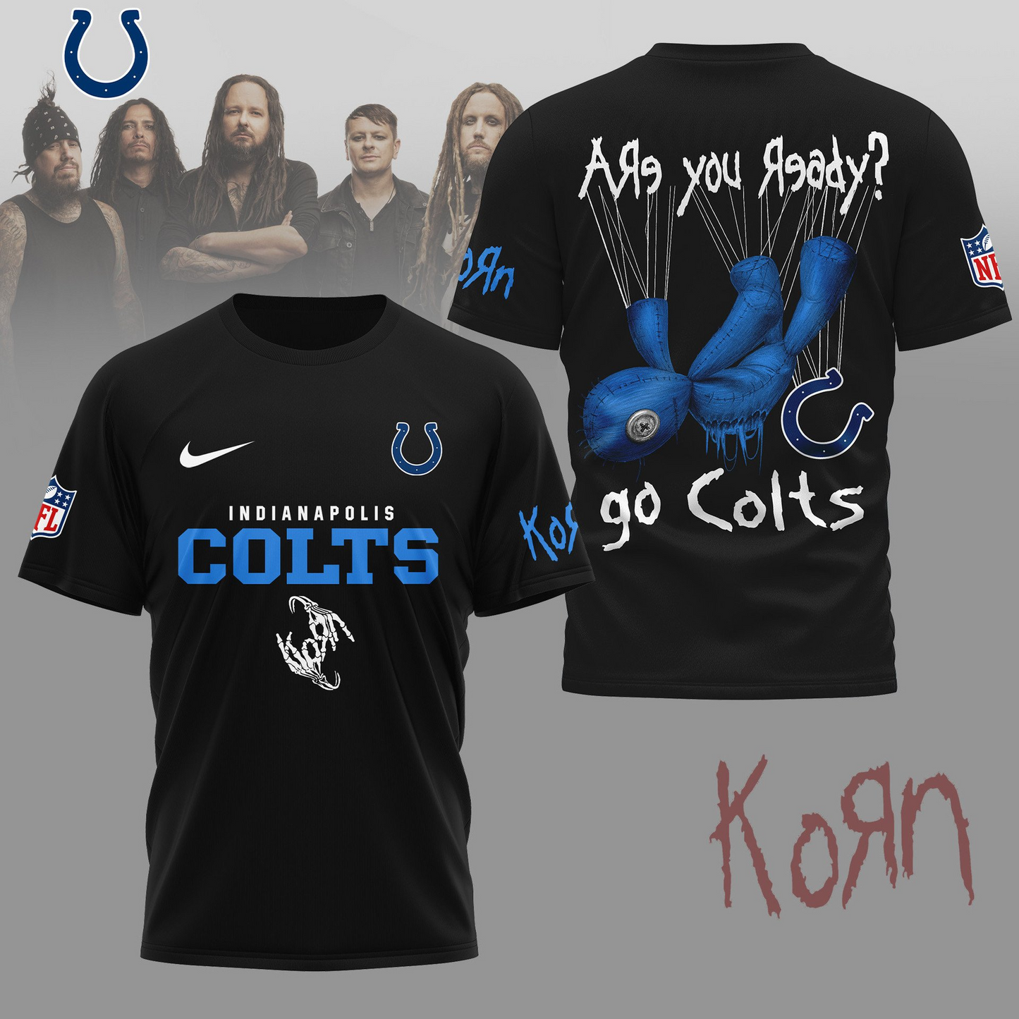 IC Premium NFL Korn Fan Shirt DDT CTND
