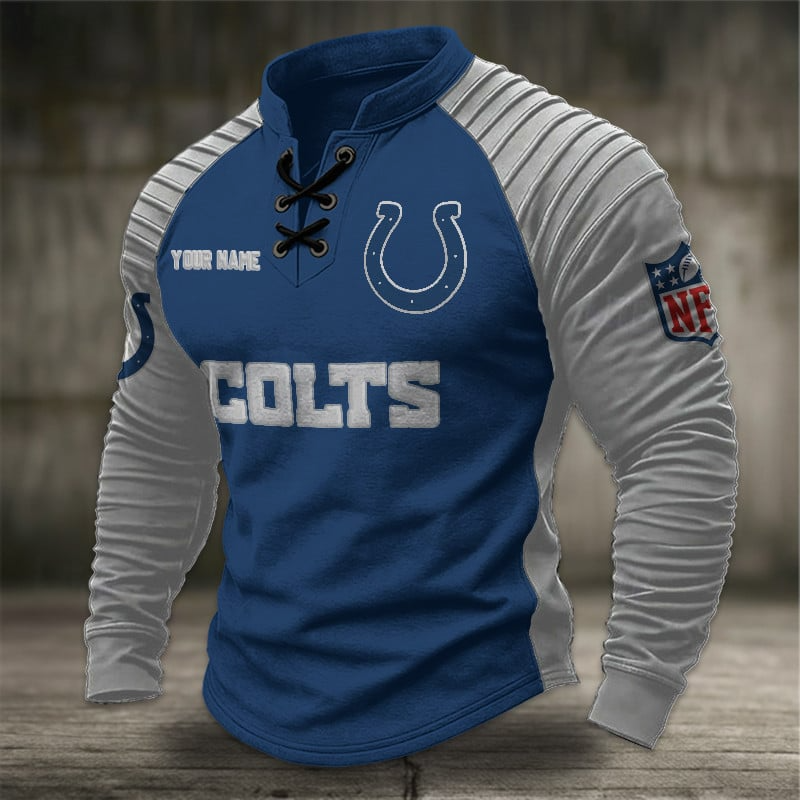 IC x NFL Men Stand Collar Long Sleeve Top DDT  CTND