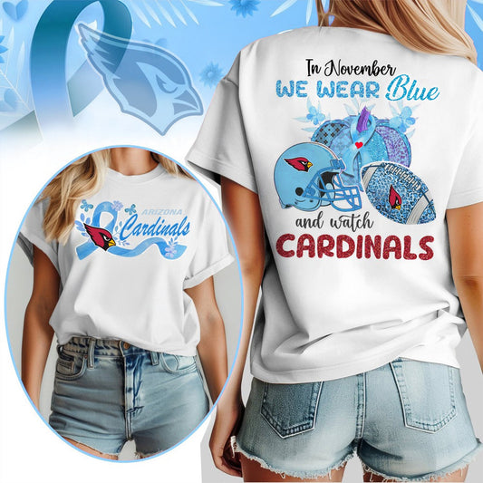 IN NOVEMBER WE WEAR BLUE AND WATCH ARI SHIRT NDT NHM