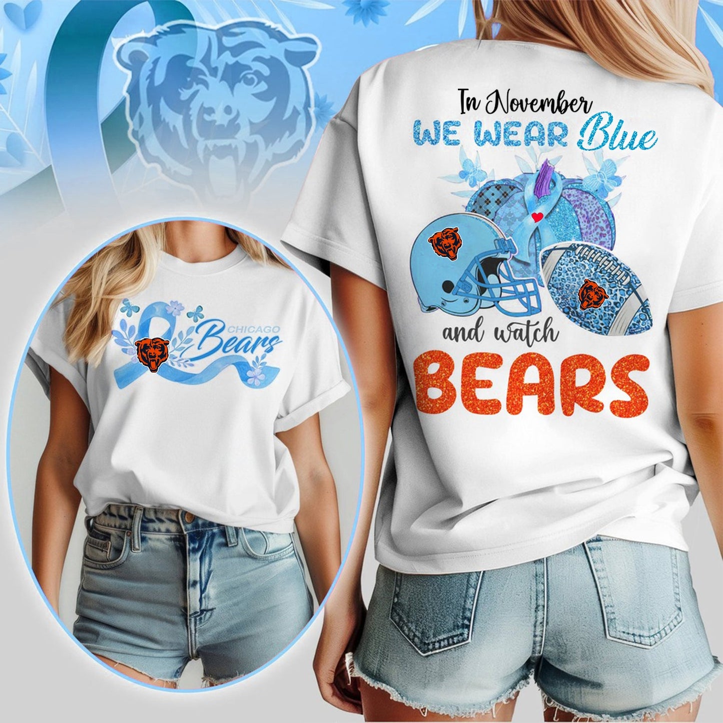 IN NOVEMBER WE WEAR BLUE AND WATCH CHI SHIRT NDT NHM