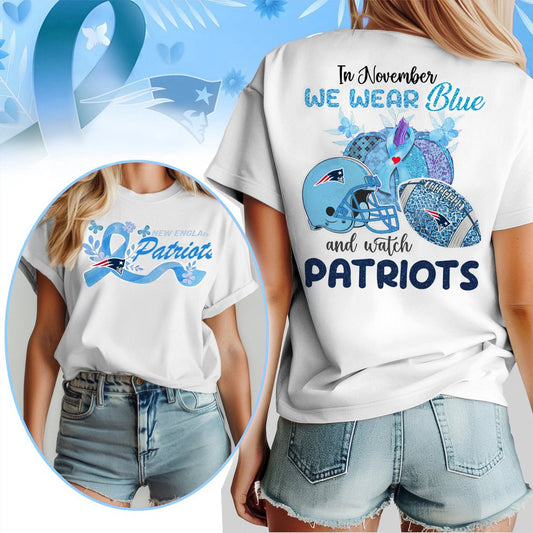 IN NOVEMBER WE WEAR BLUE AND WATCH NE SHIRT NDT NHM