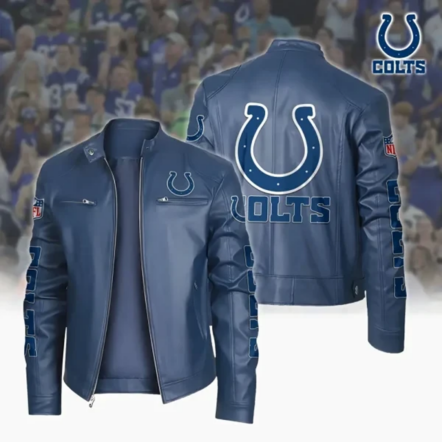 IND x NFL Sport Leather Jacket DATND TANTD