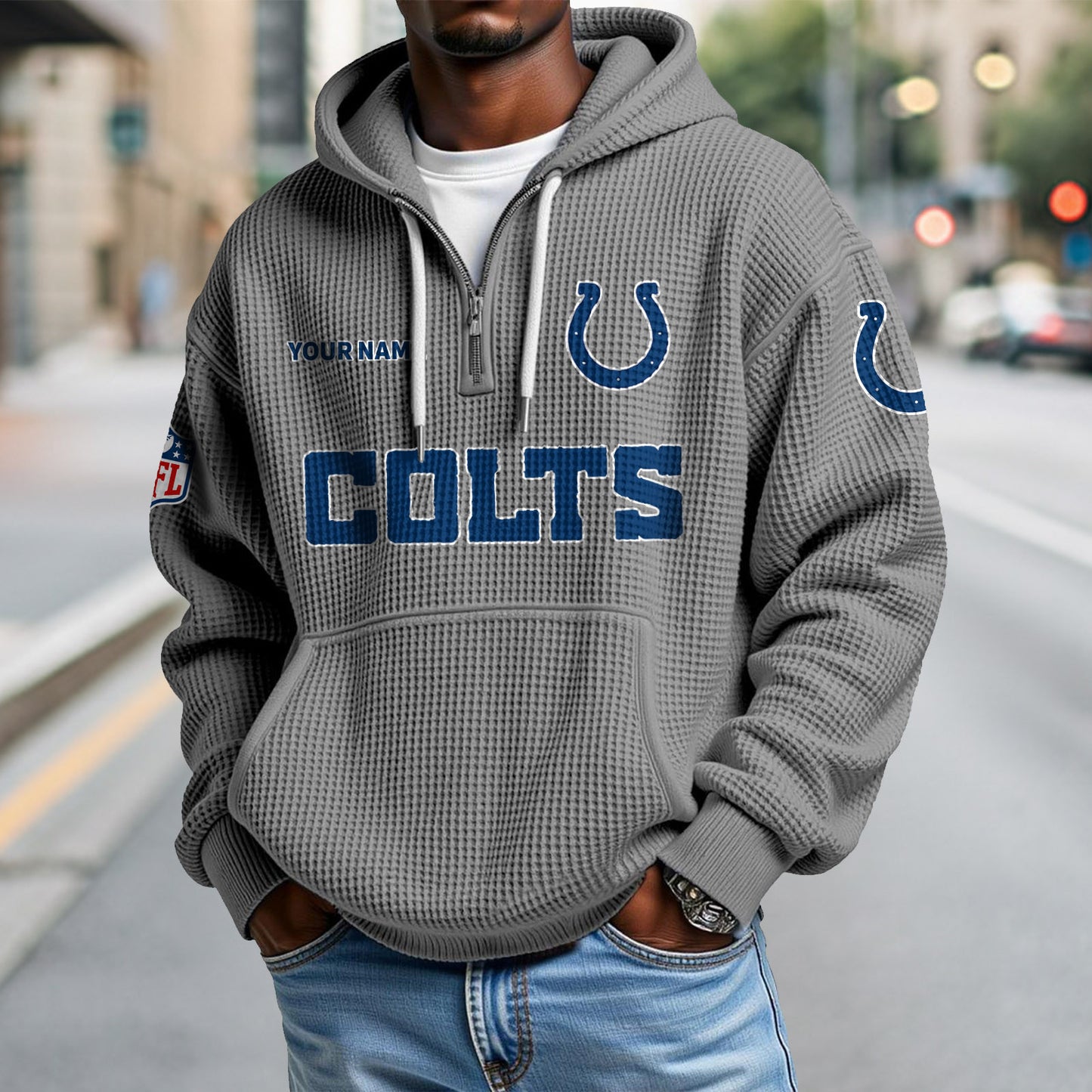 IND x NFL Waffle Hoodie DatND DVT