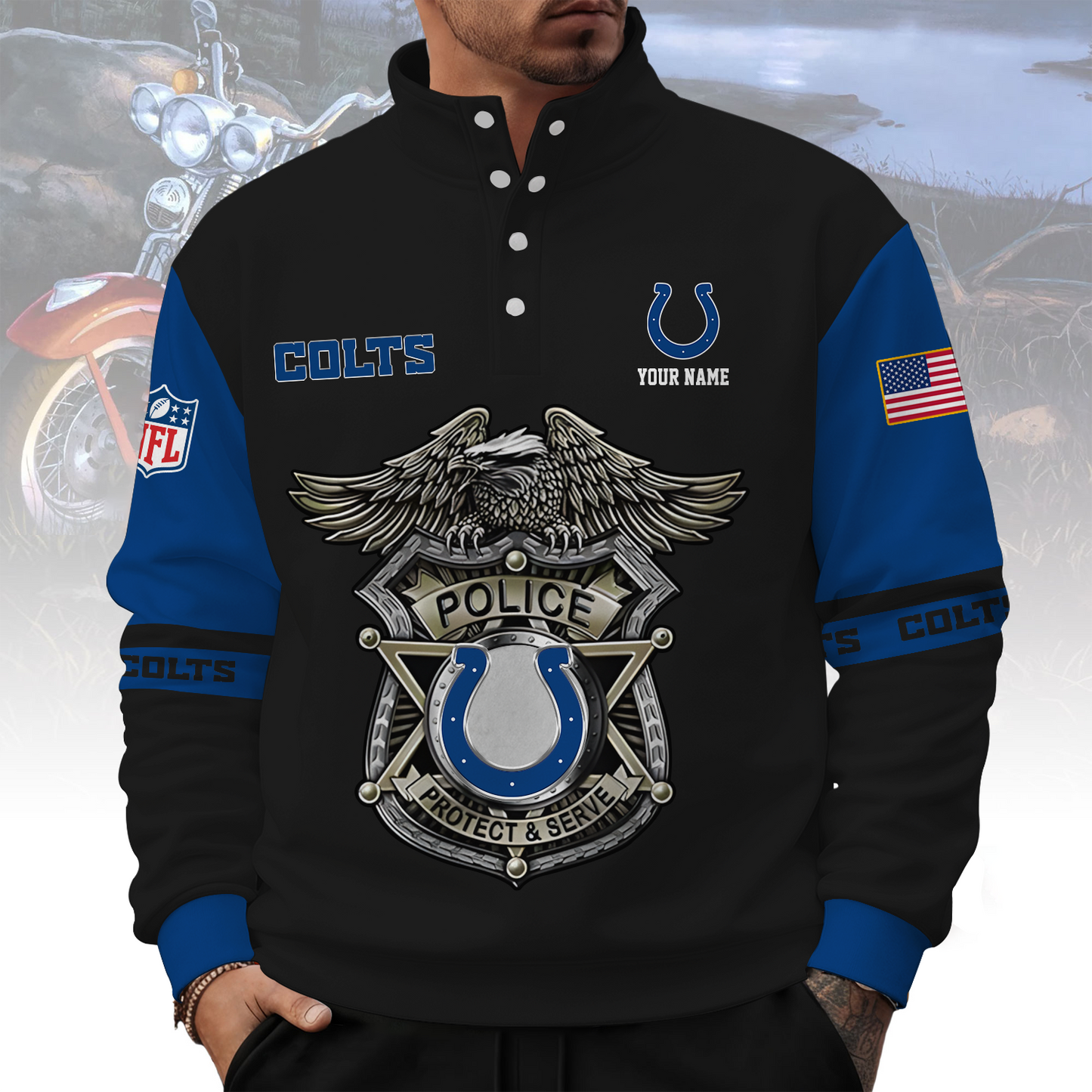 IND x NFL Western Style Sweater With Buckles DatND ThuongNH