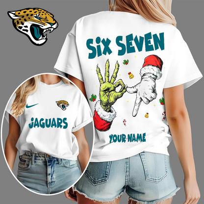 JAC x NFL Funny Six Seven Hot Trend Tshirt Custom Any Name DATND TANTD