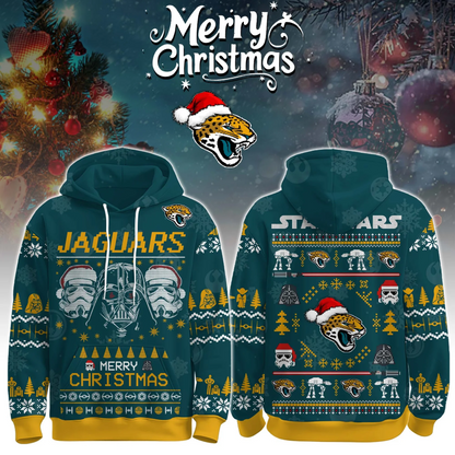 JAC x NFL Unisex Merry Christmas The Force Edition Hoodie DATND TANTD