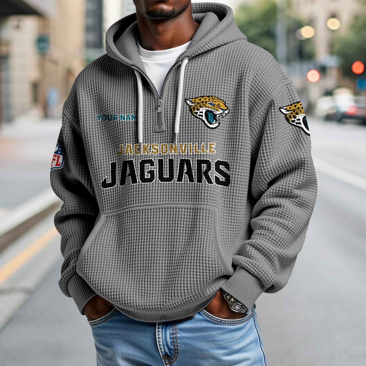 JAC x NFL Waffle Hoodie DatND DVT