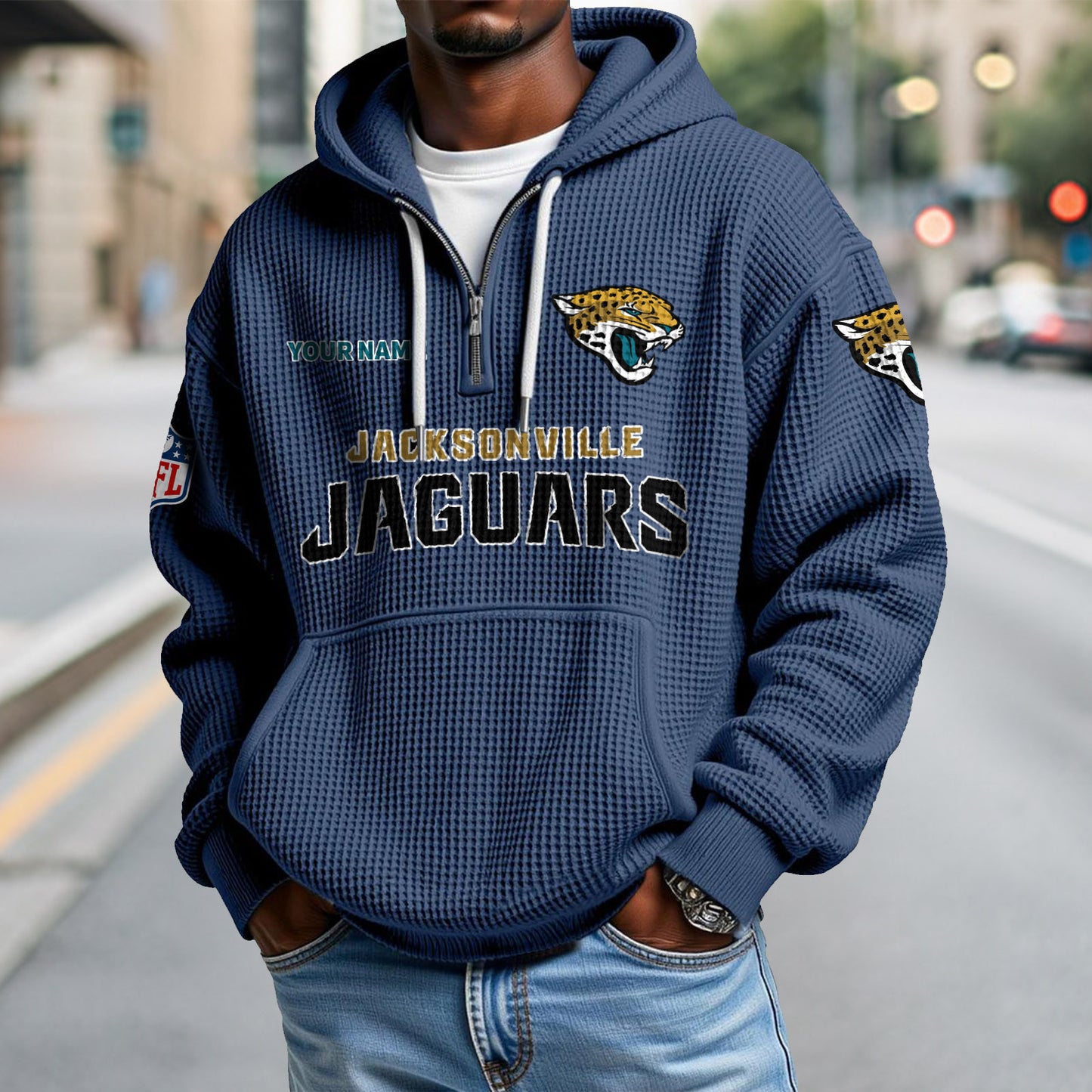 JAC x NFL Waffle Hoodie DatND DVT