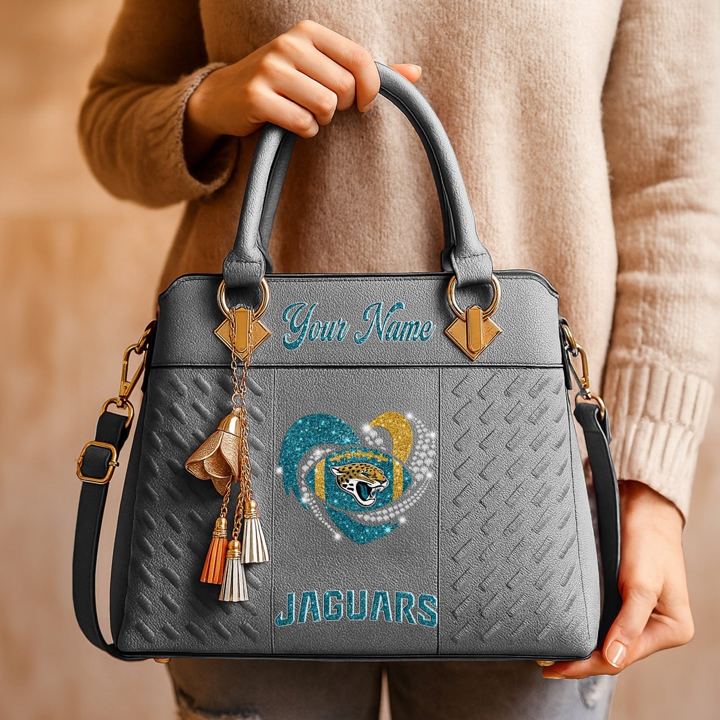 JAC x NFL Zip Handbag 0811 DatND DVT