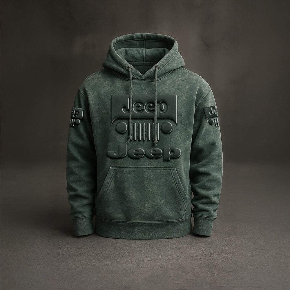 JEEP Embossed Retro Hoodie 2010 DatND DVT