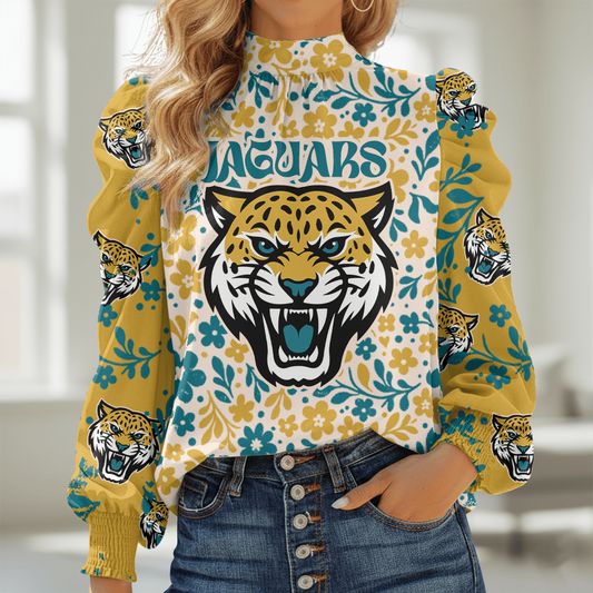 JJ NFL Women Puff Sleeve Blouse DDT NTL