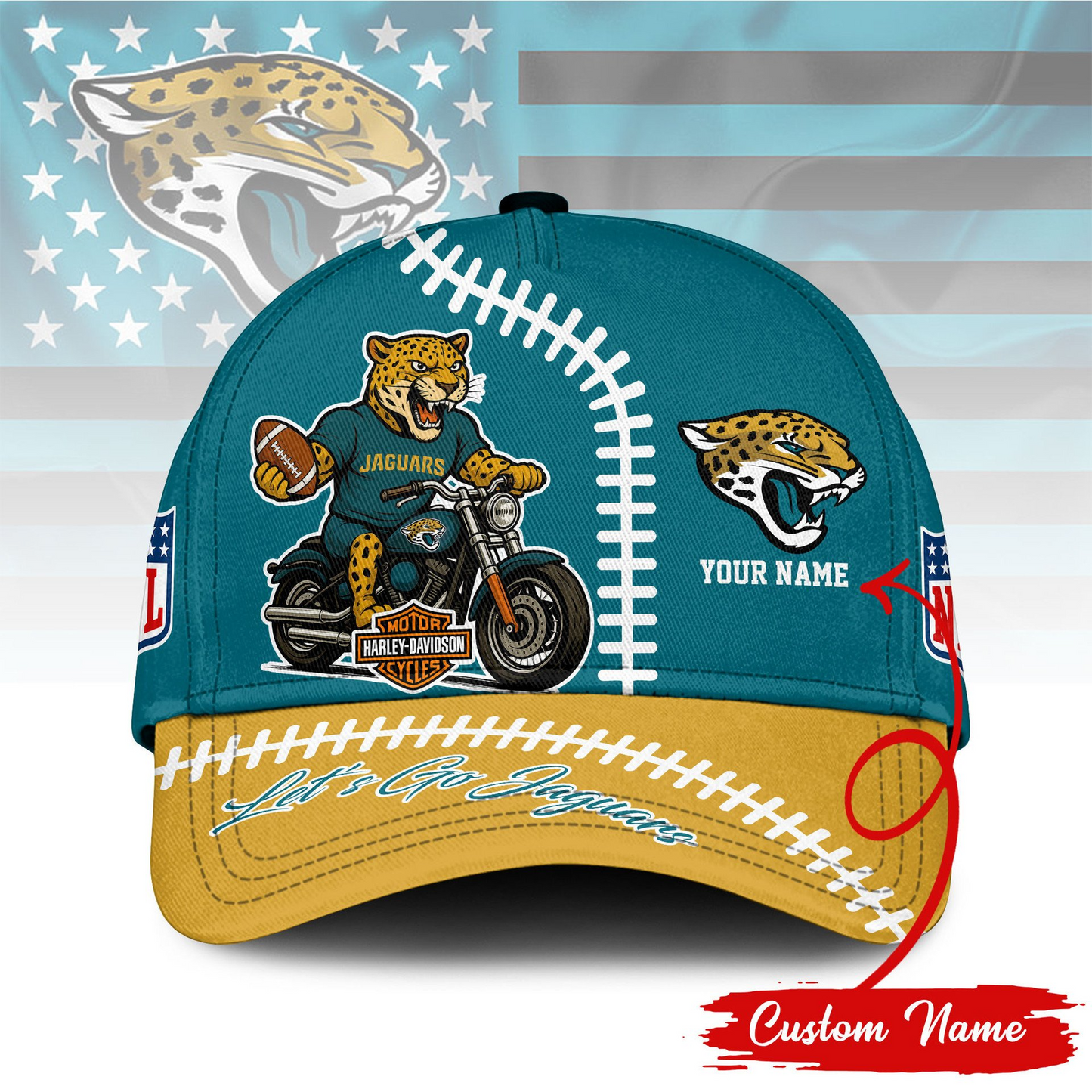 JJ Premium NFL Motorcycle Classic Cap DDT 111125 NTL