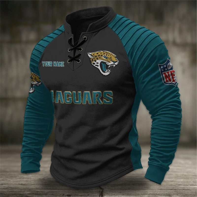 JJ x NFL Men Stand Collar Long Sleeve Top DDT  CTND
