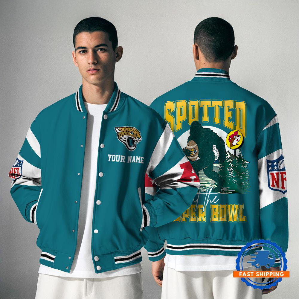 JJ x NFL Spotted at the Super Bowl Varsity Jacket DDT NTL