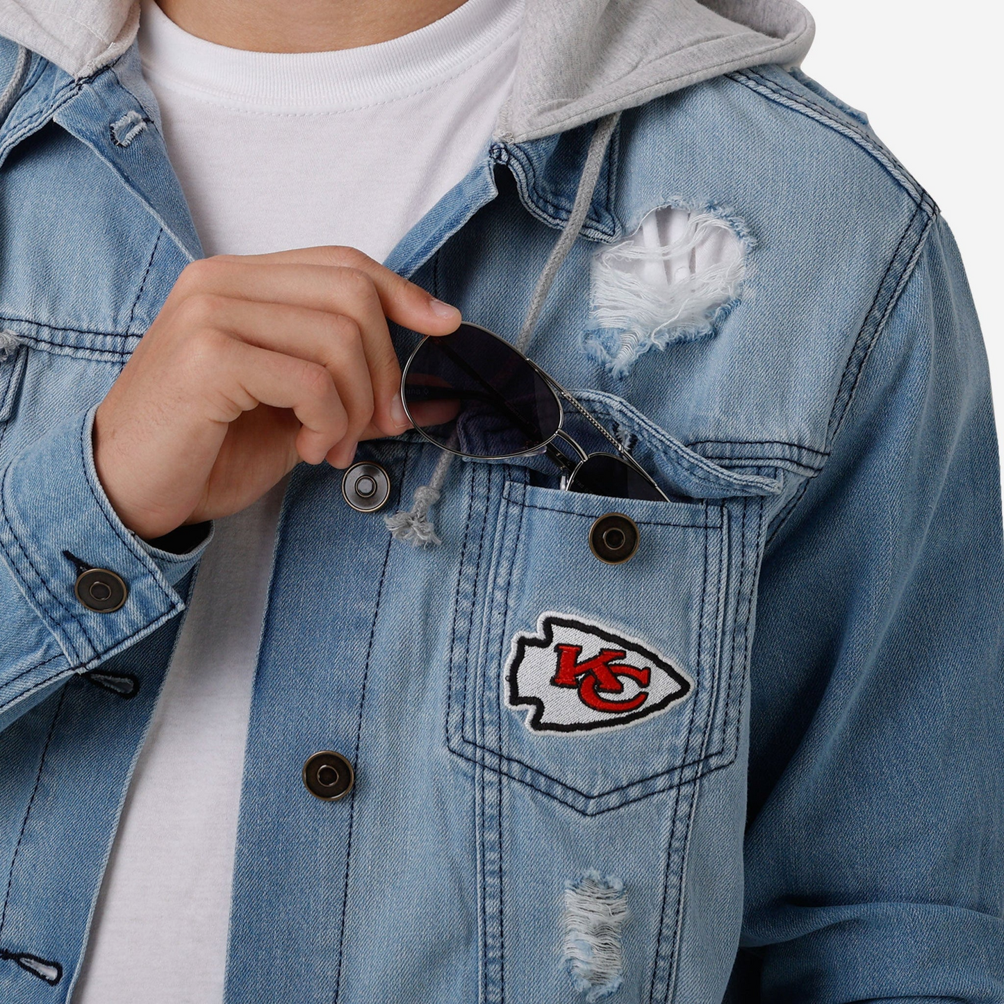 NFL KC Chiefs Denim Days Jacket NDD